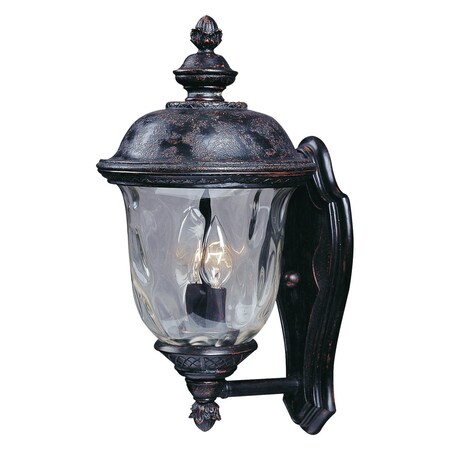Maxim Two Light Oriental Bronze Water Glass Glass Wall Lantern 3422WGOB